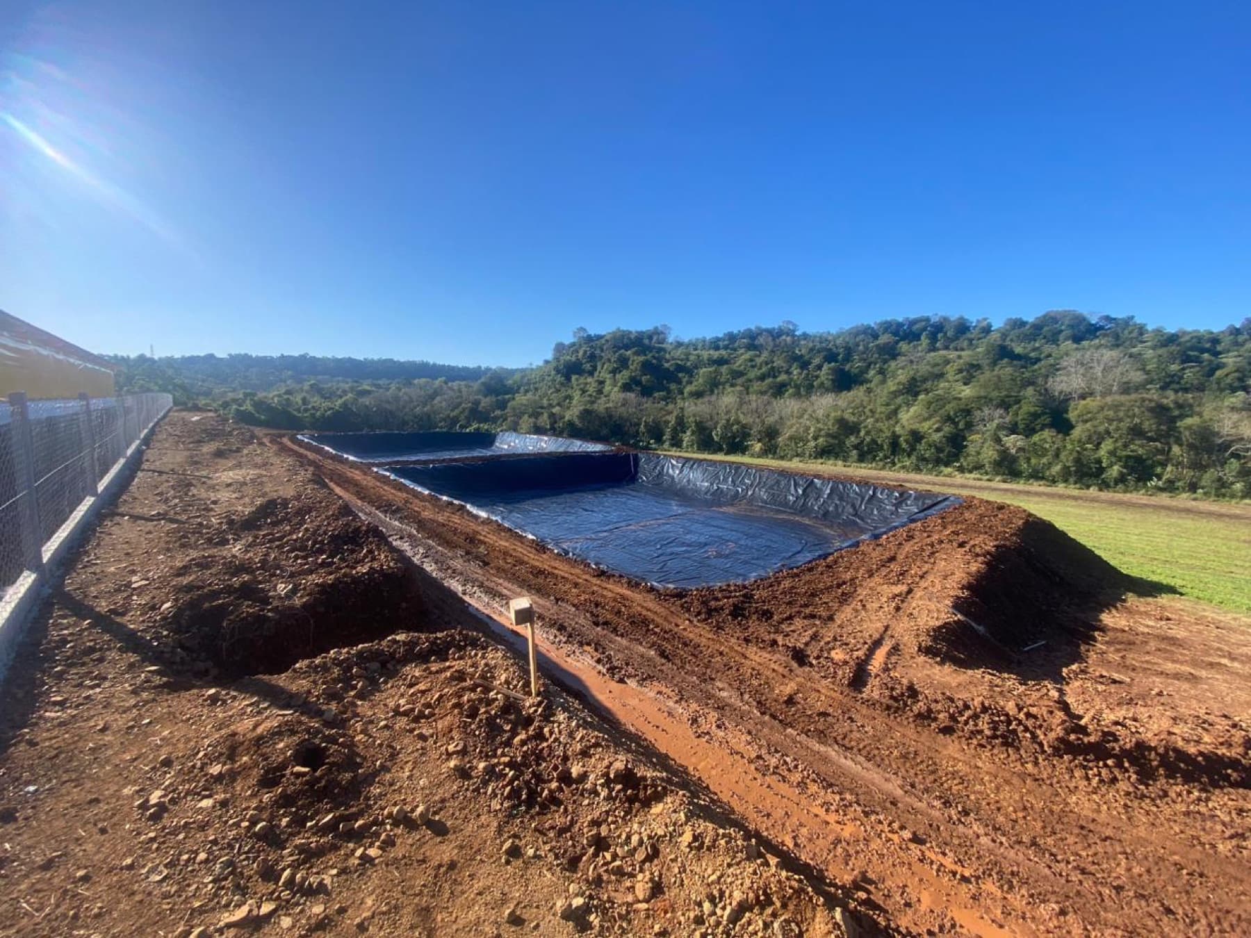 Lagoas e aterros