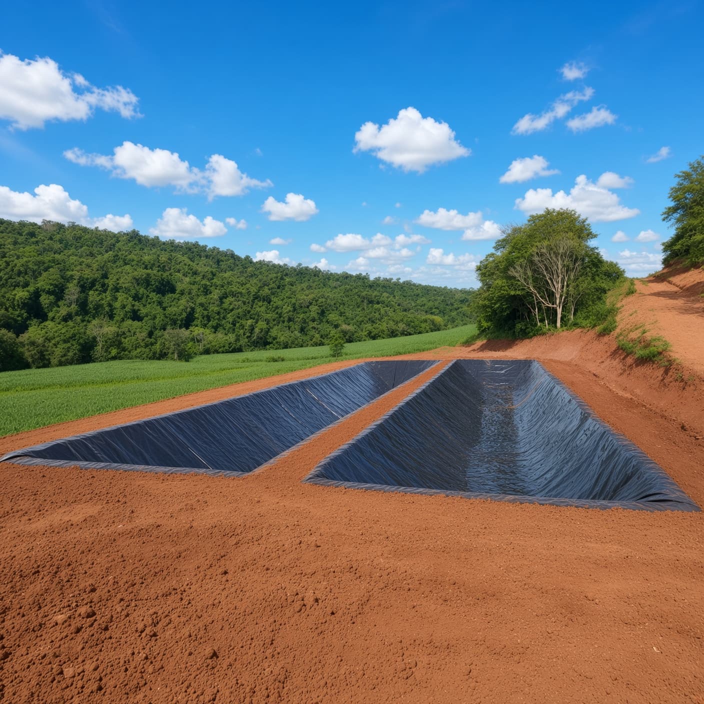 Lagoas e esterqueiras